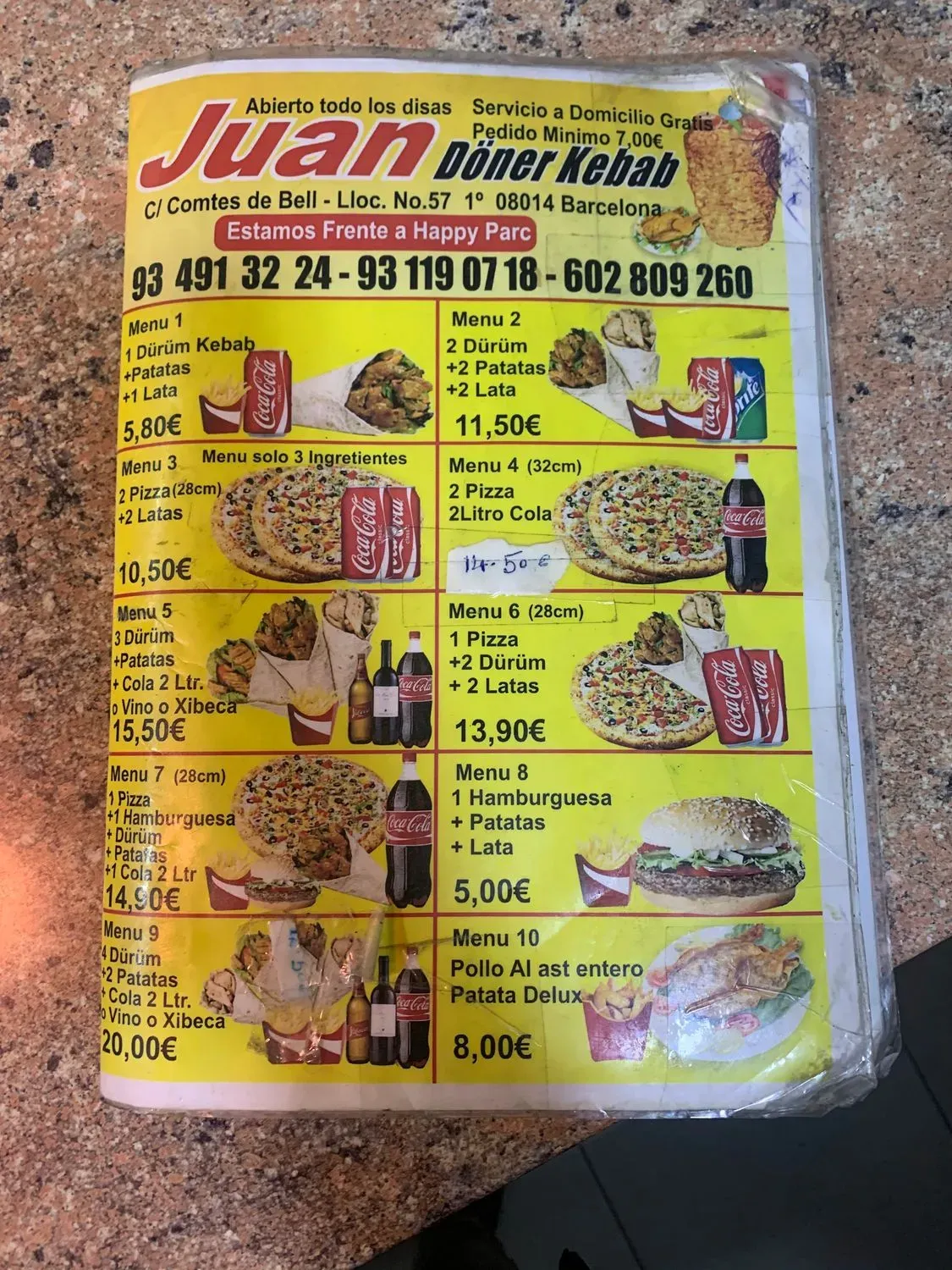 Menu 3