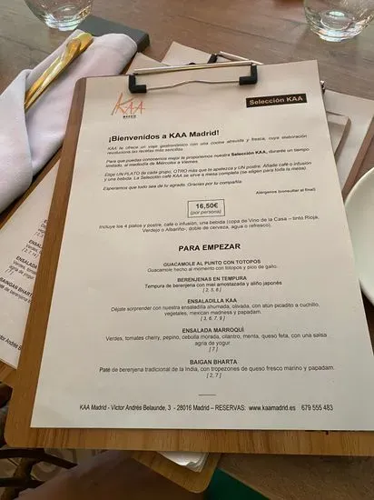 Menu 2