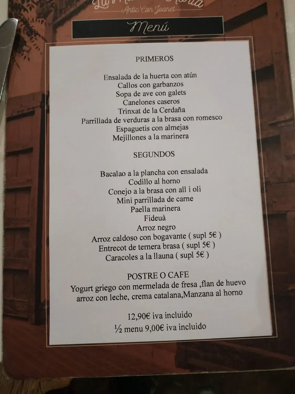 Menu 2