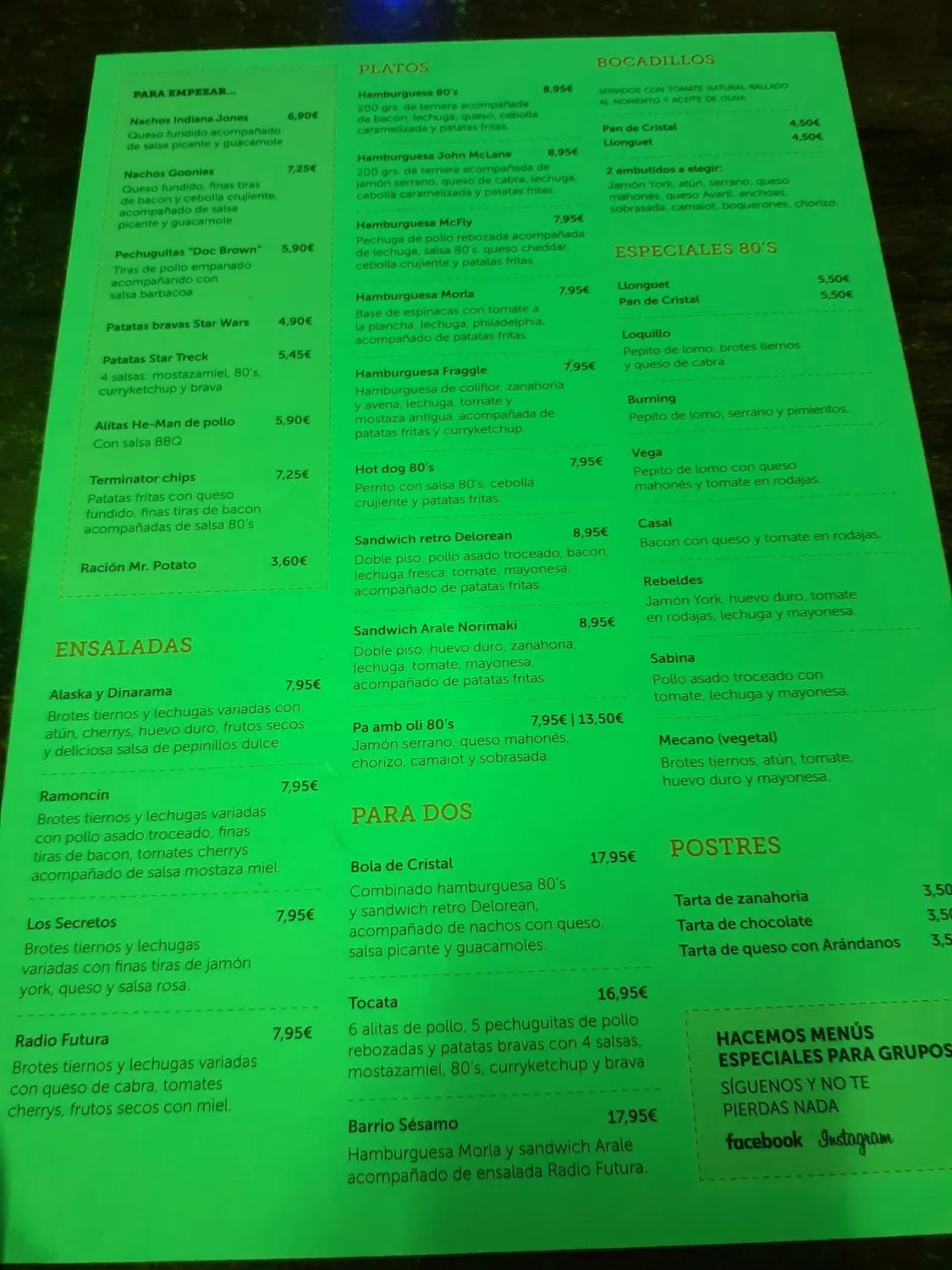 Menu 2