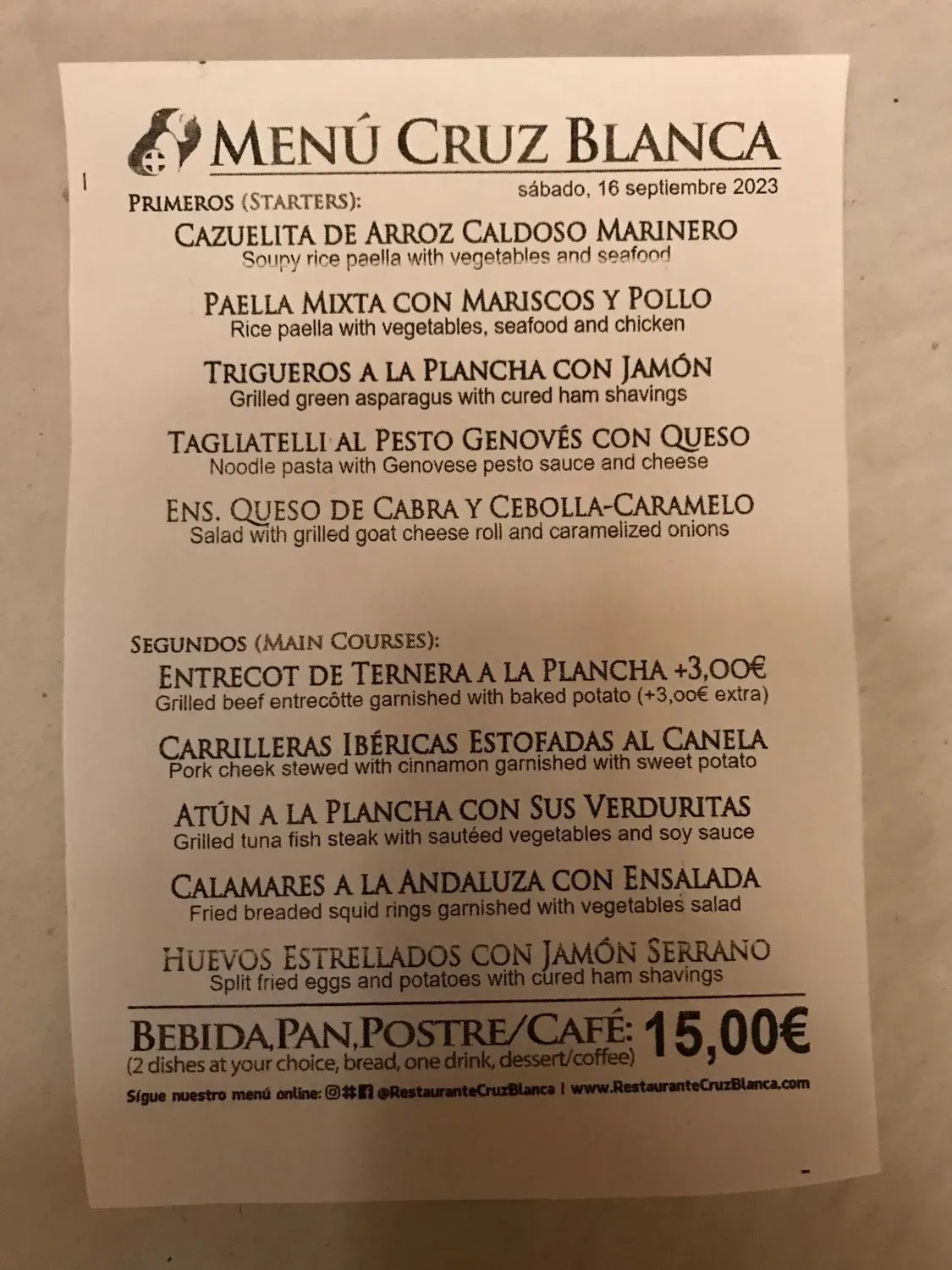 Menu 3