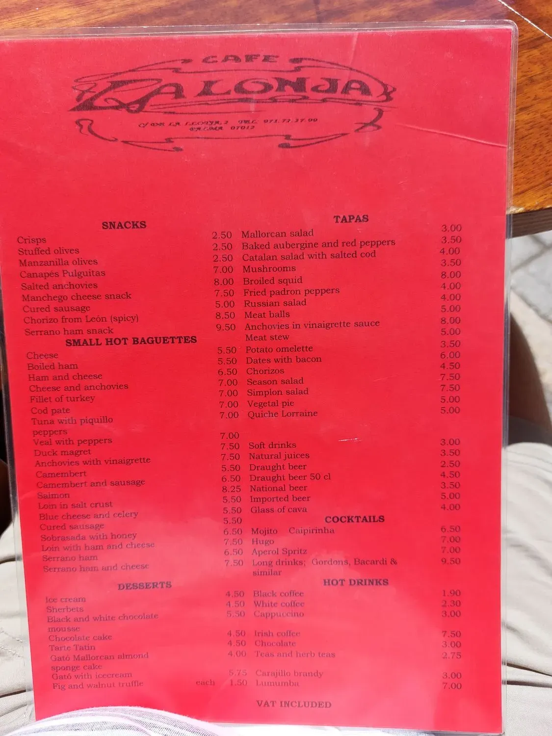 Menu 3