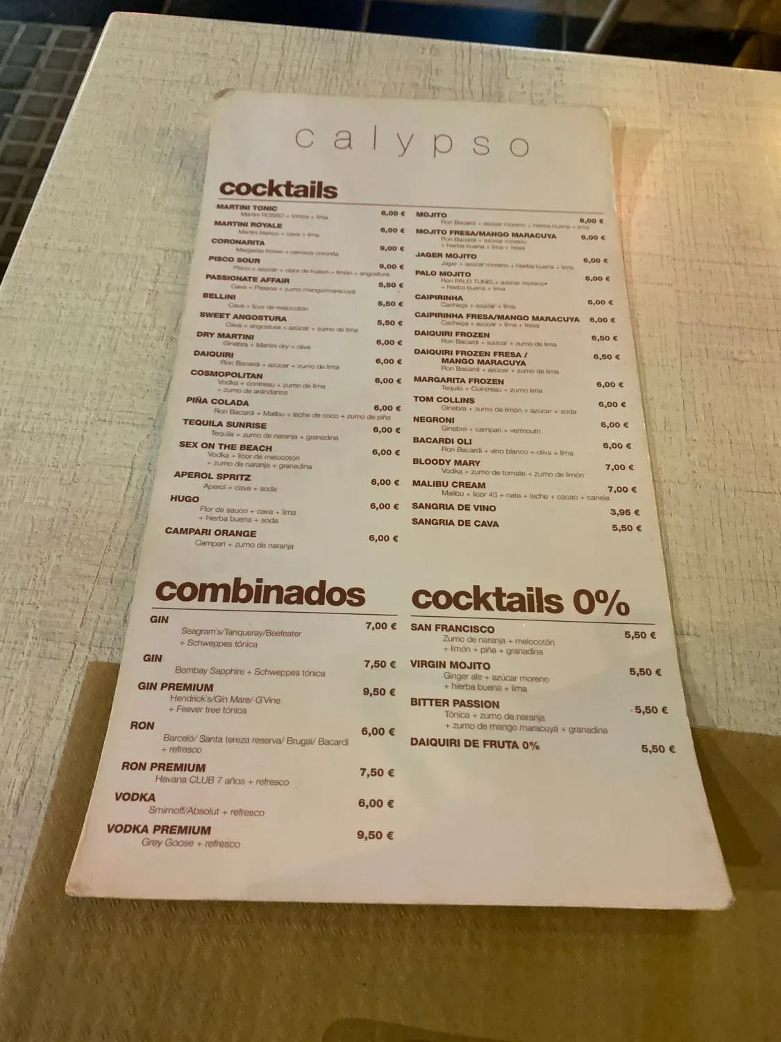 Menu 2