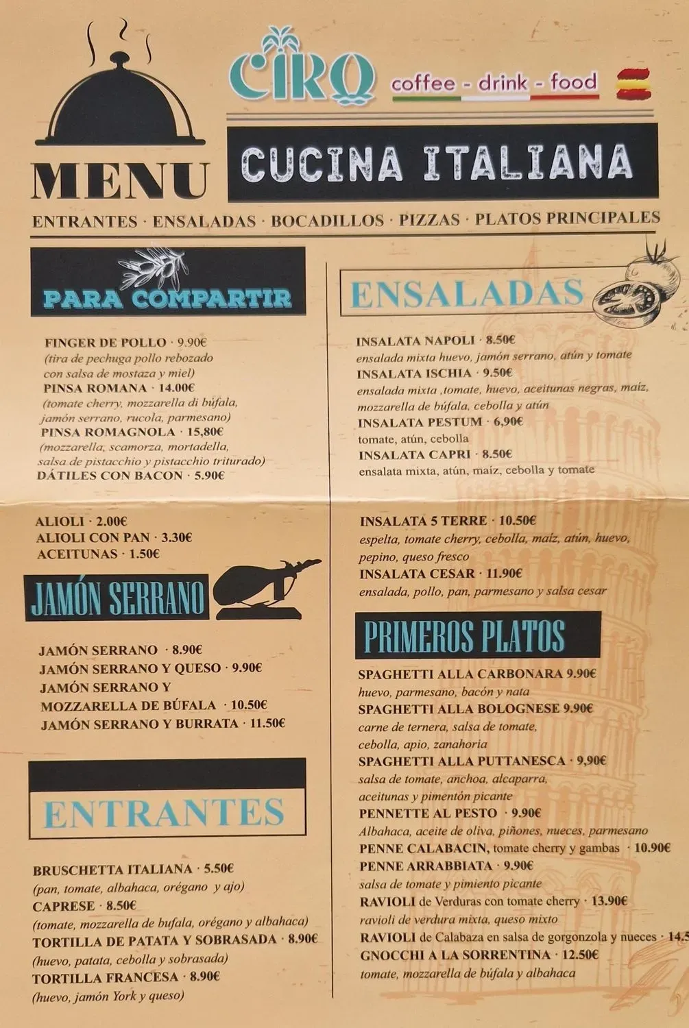 Menu 2