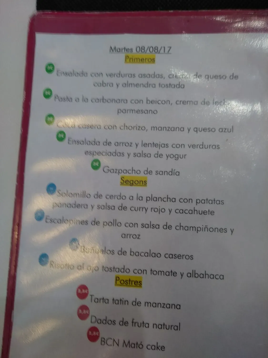 Menu 3