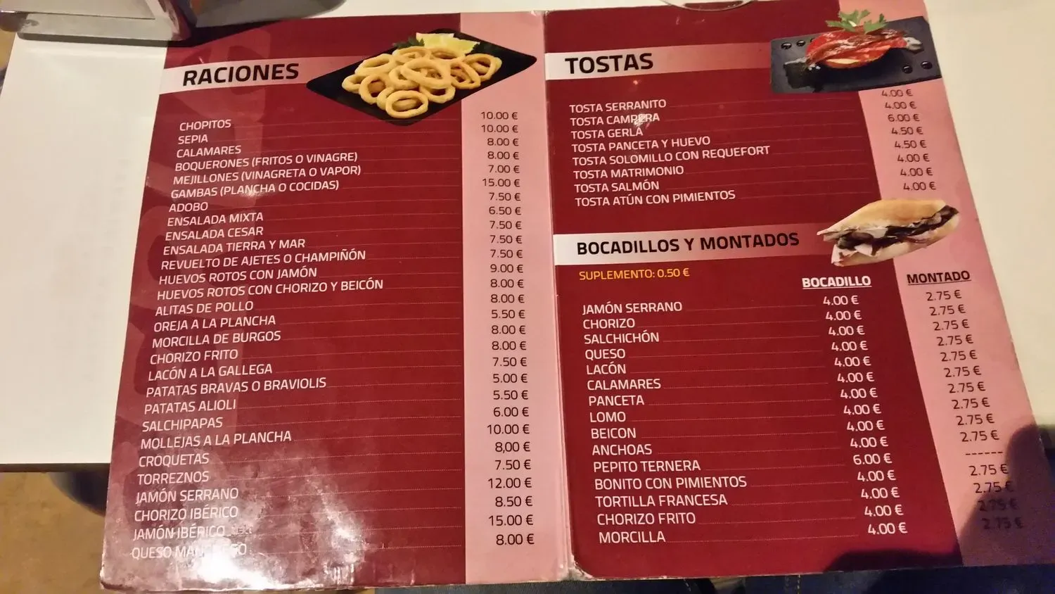 Menu 2