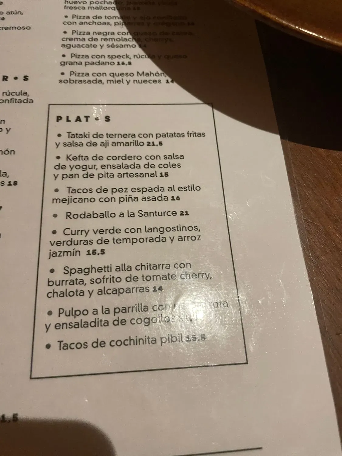 Menu 3