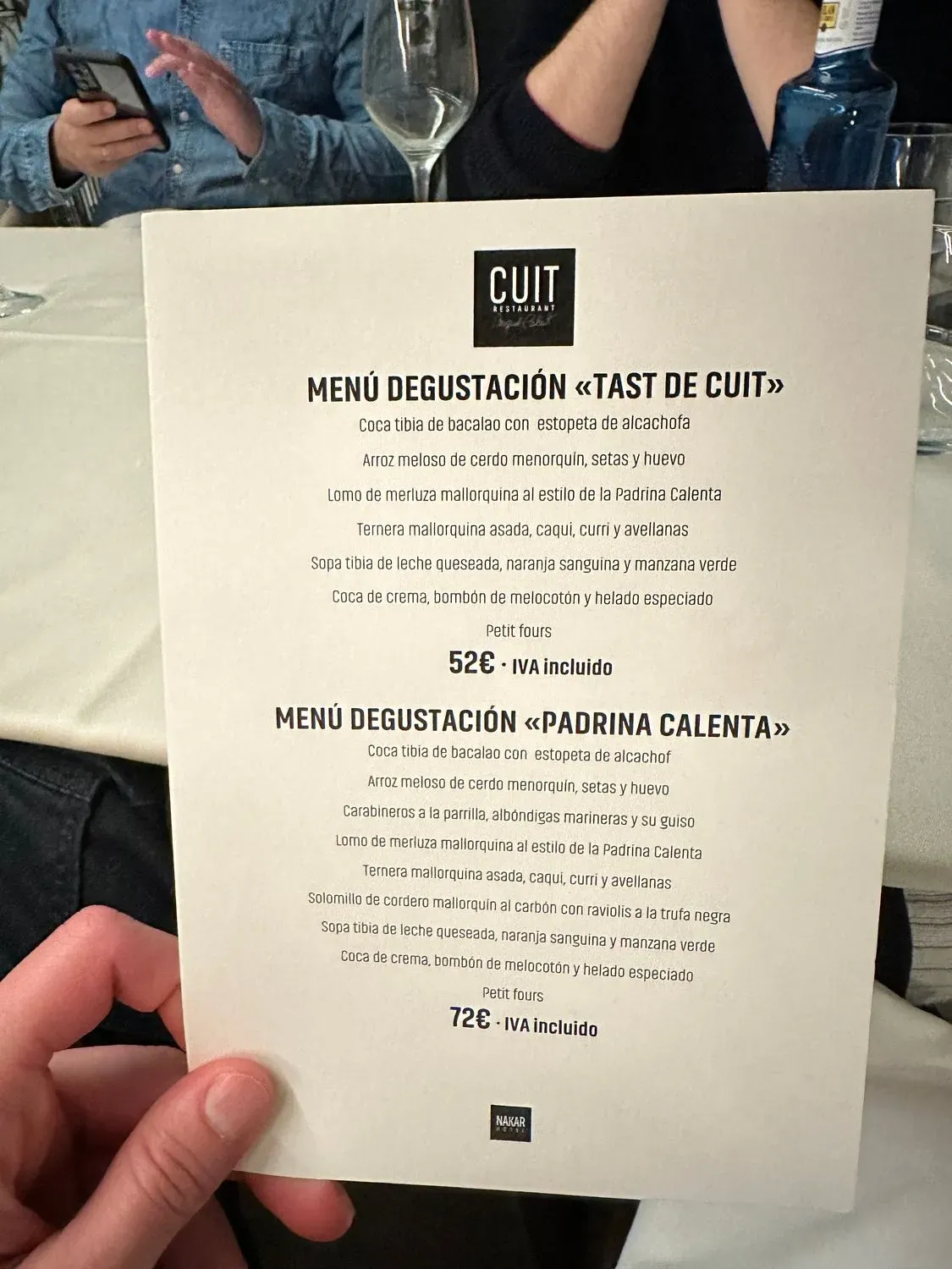 Menu 2