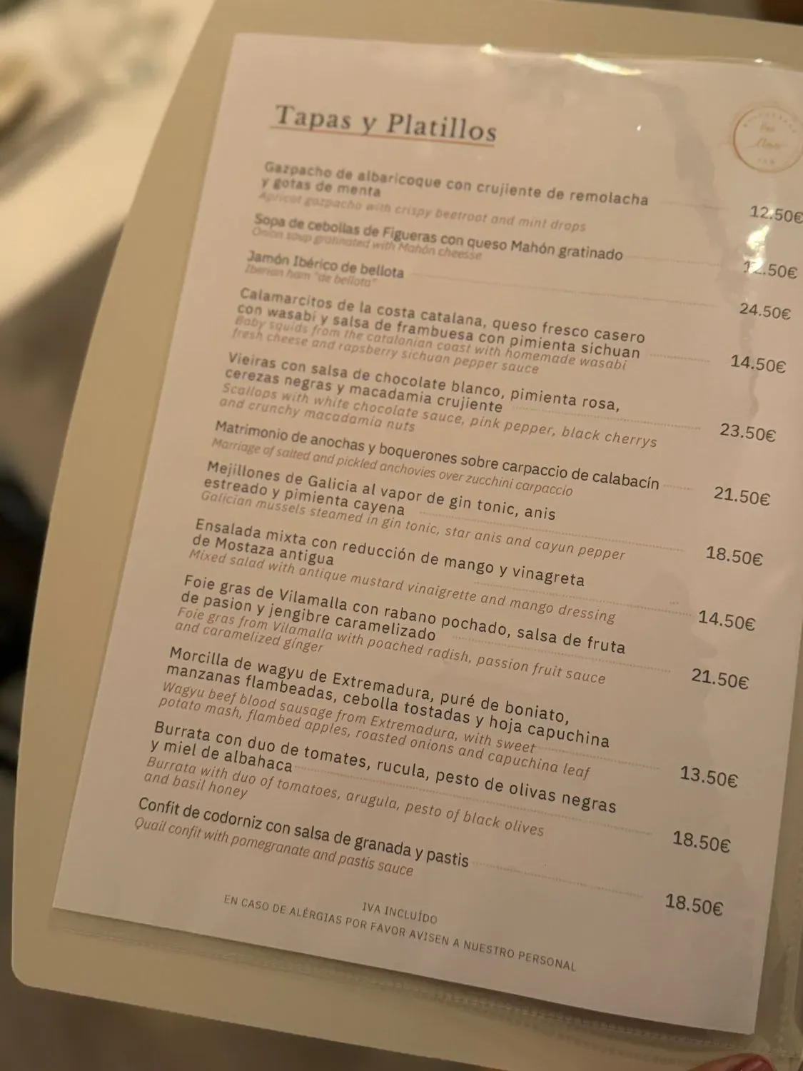 Menu 3