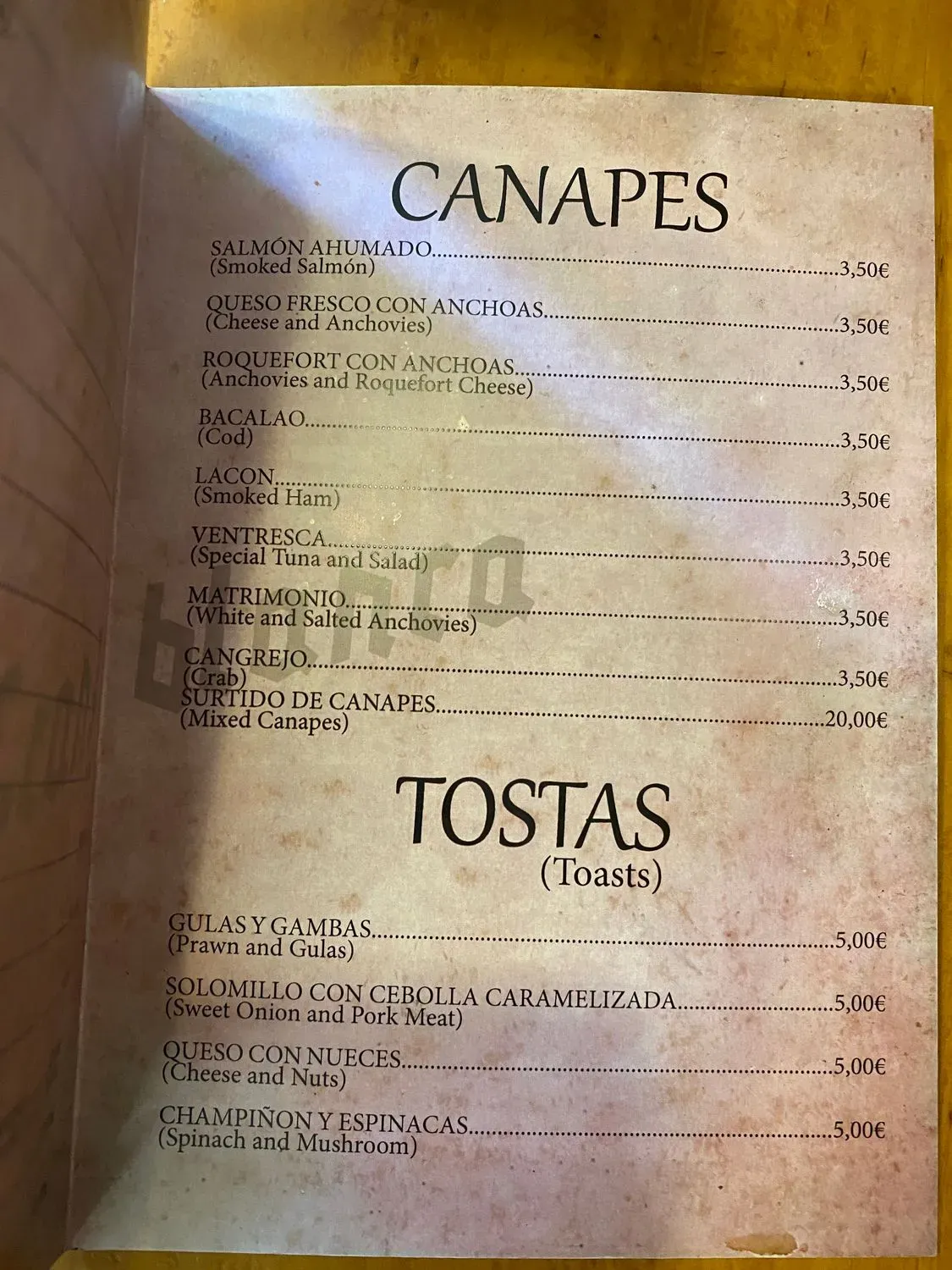 Menu 2