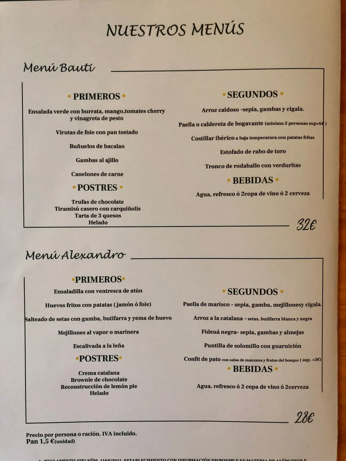 Menu 2