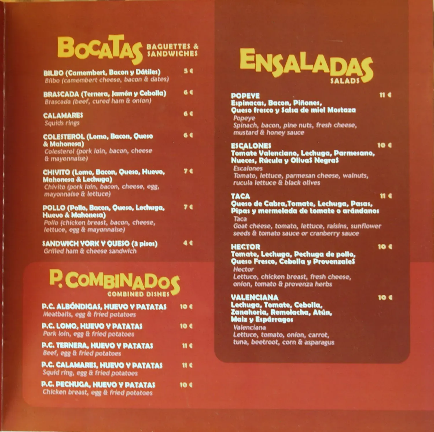 Menu 3