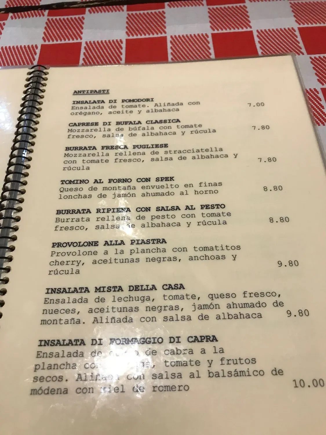 Menu 2