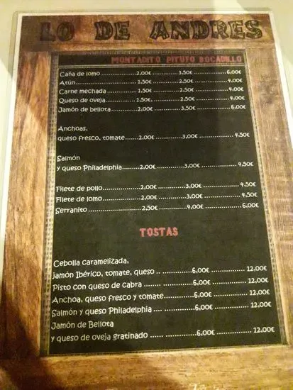 Menu 2