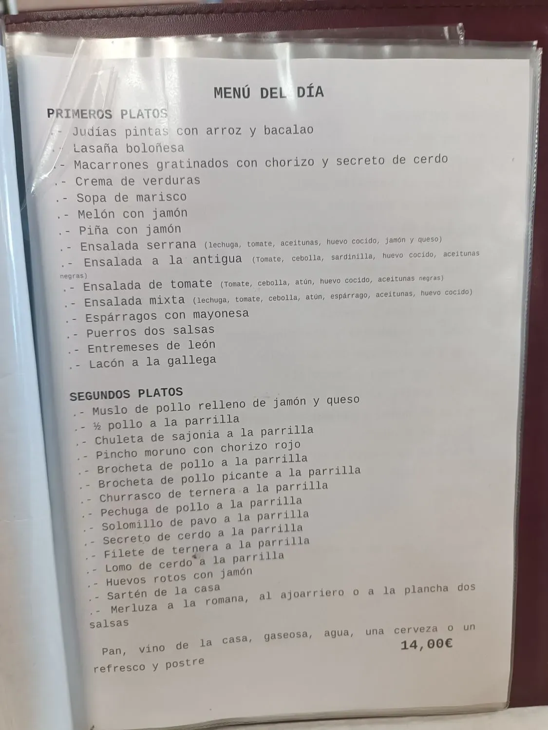 Menu 3