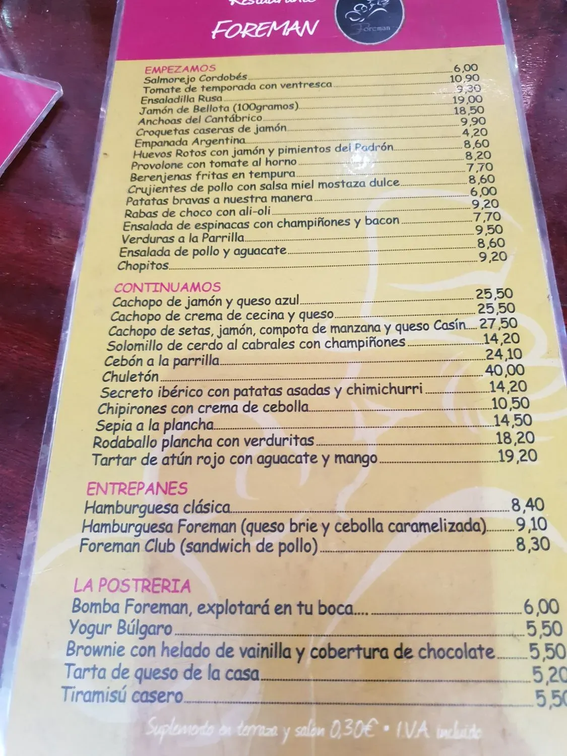 Menu 3