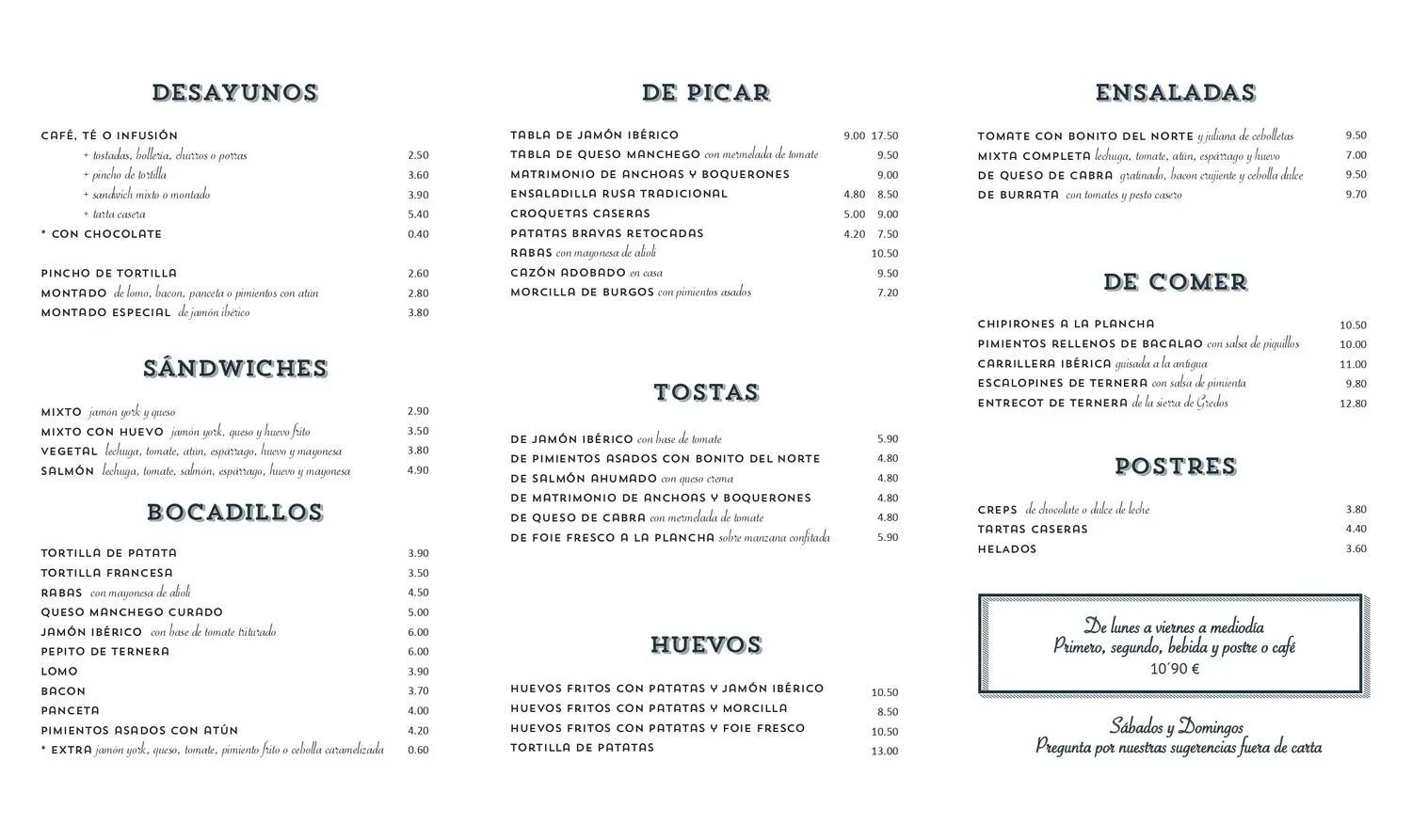 Menu 2