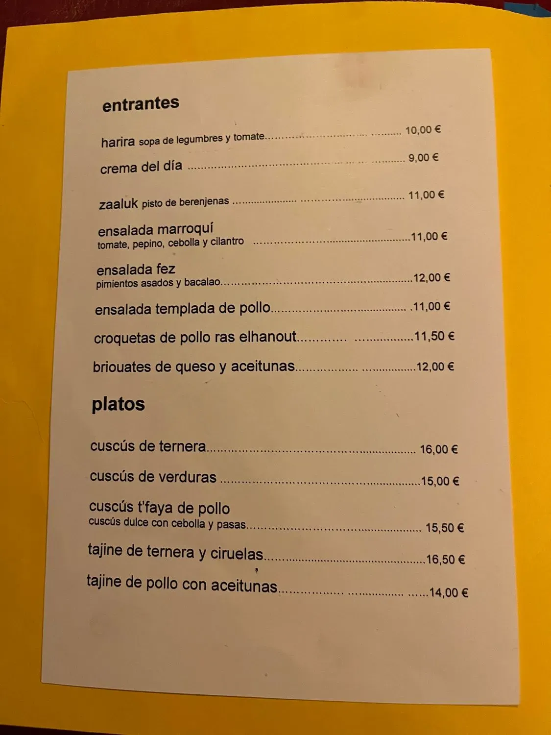 Menu 3