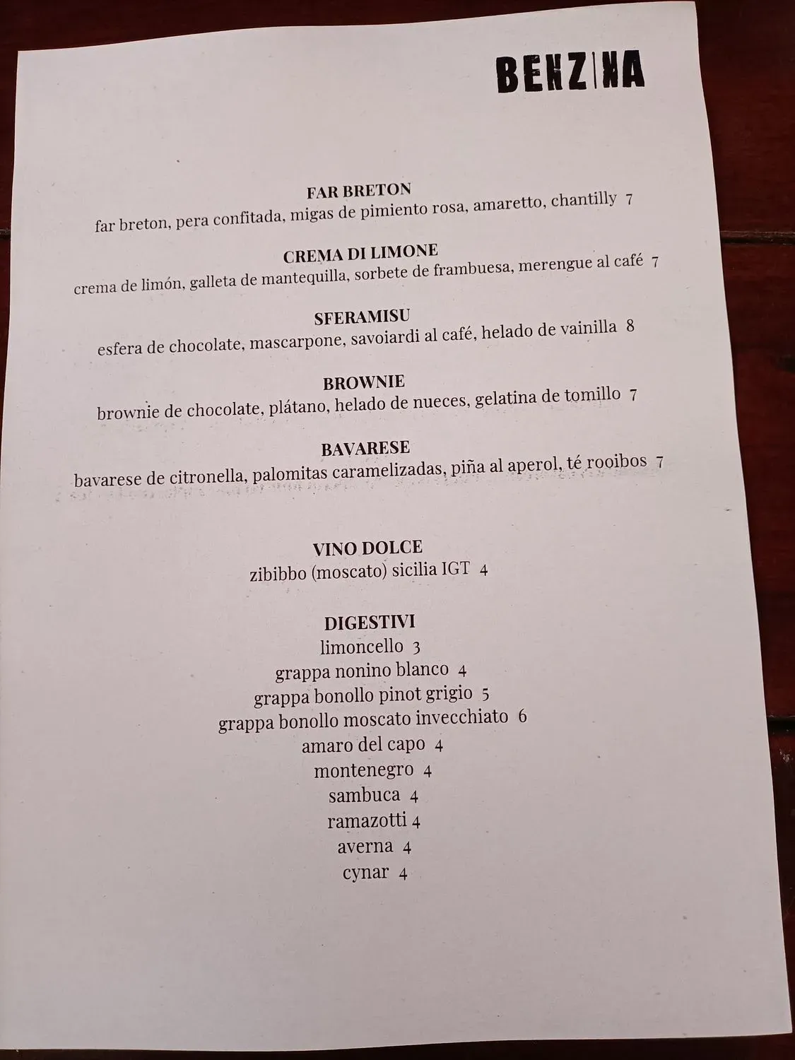 Menu 2