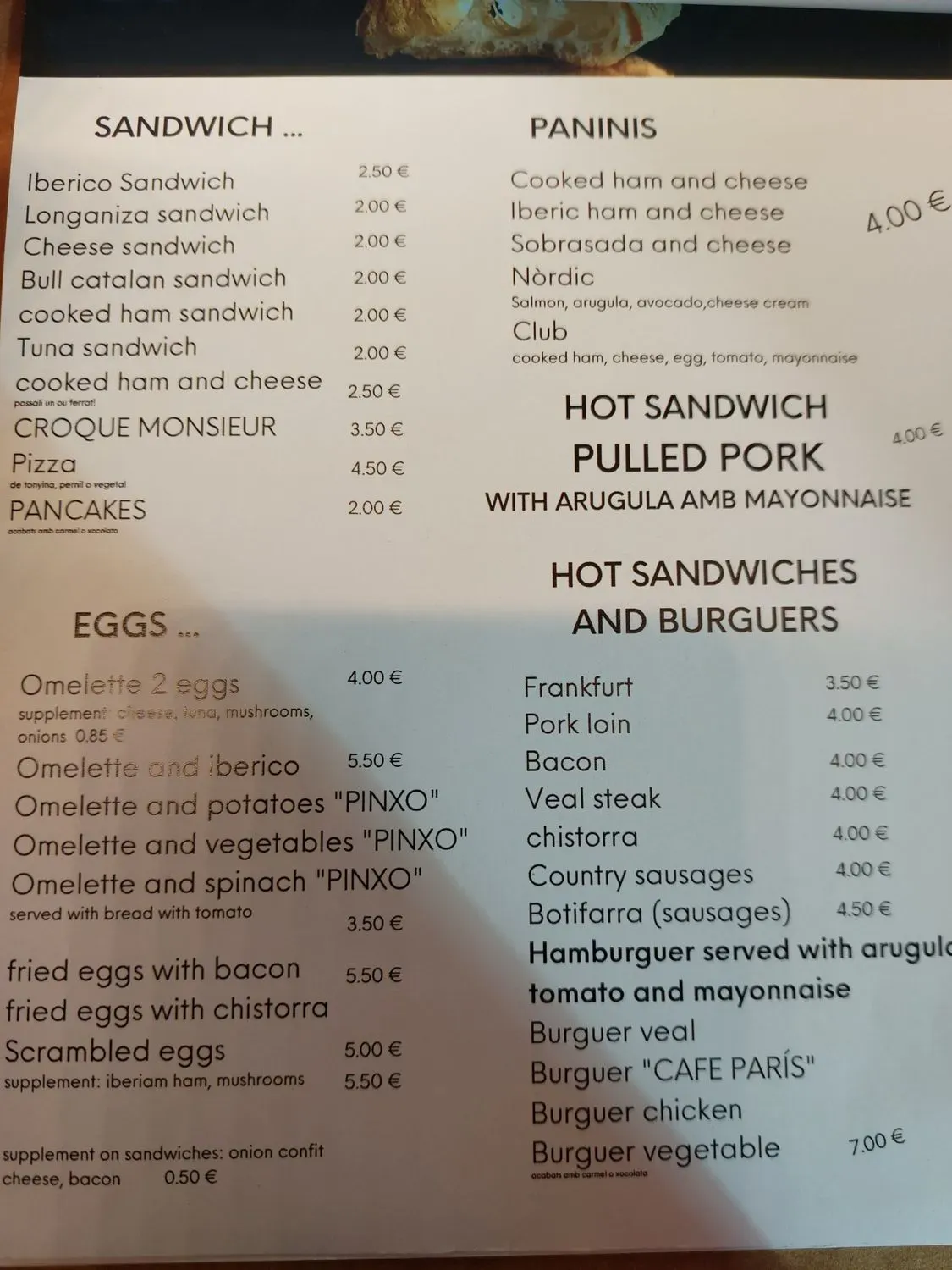 Menu 2