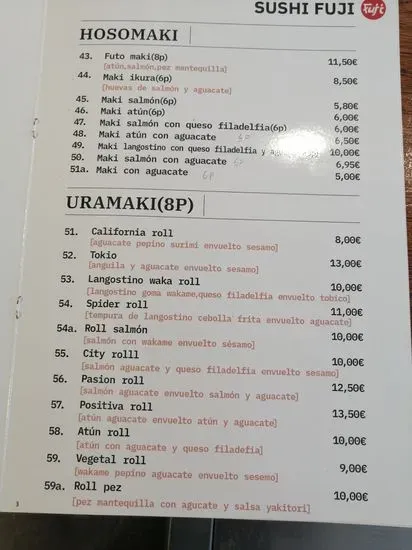 Menu 2