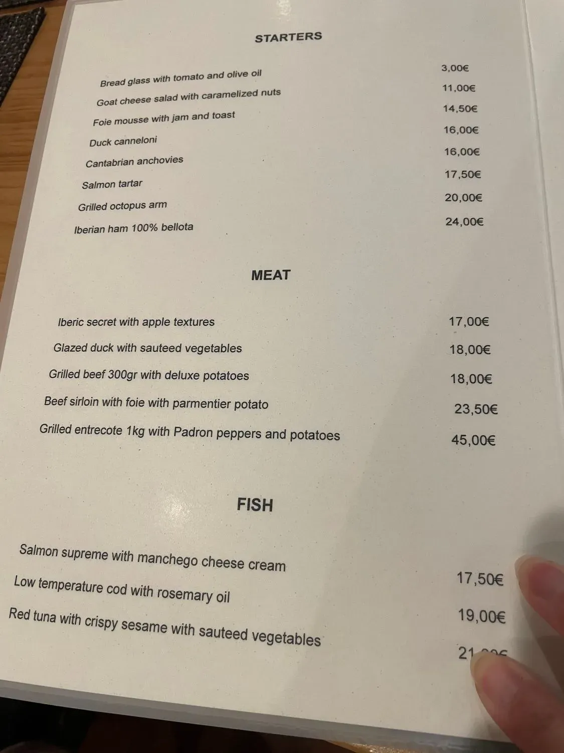 Menu 2