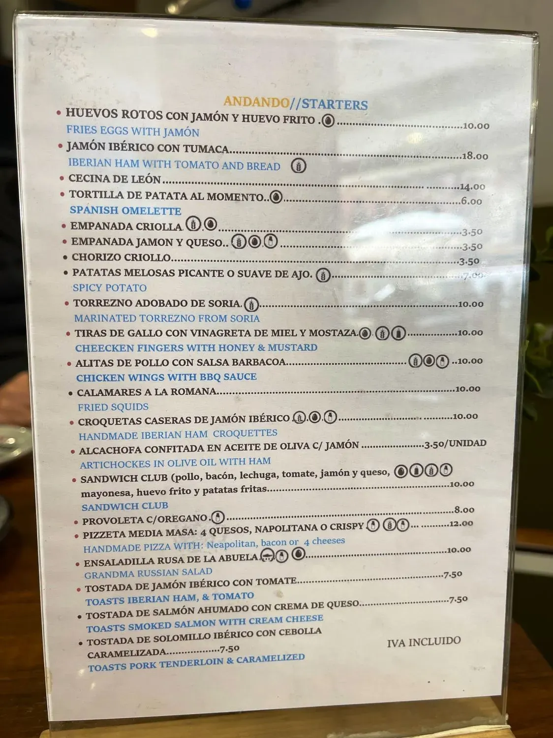 Menu 2