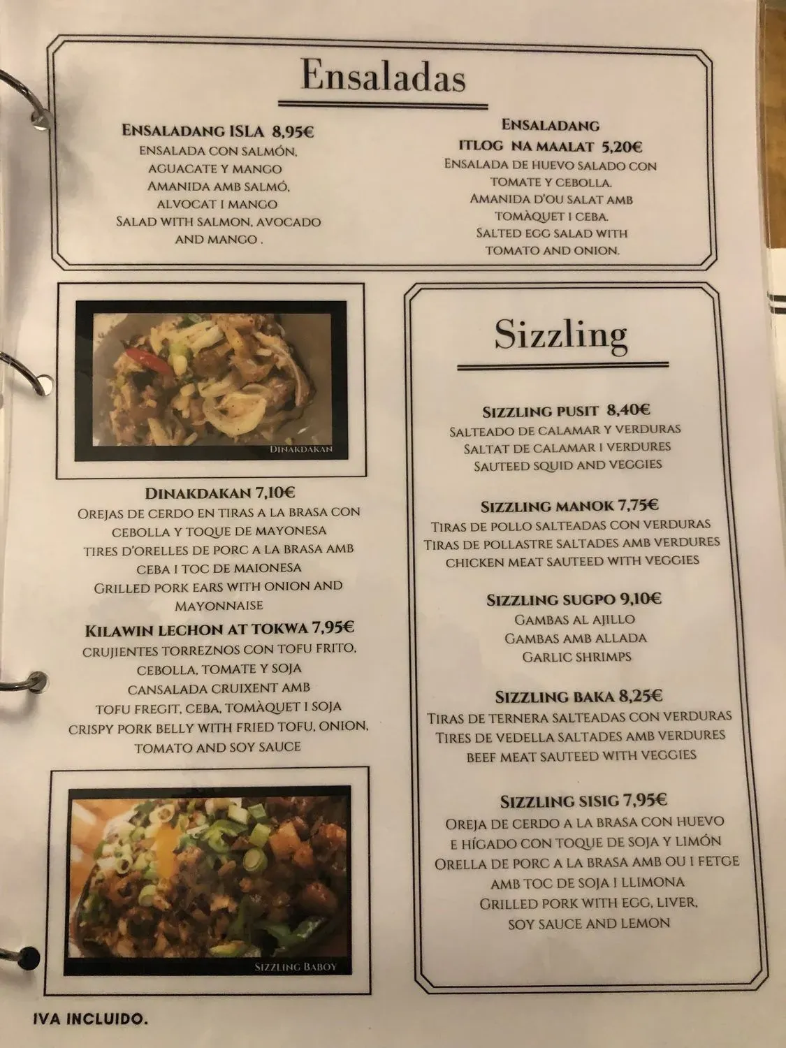 Menu 2