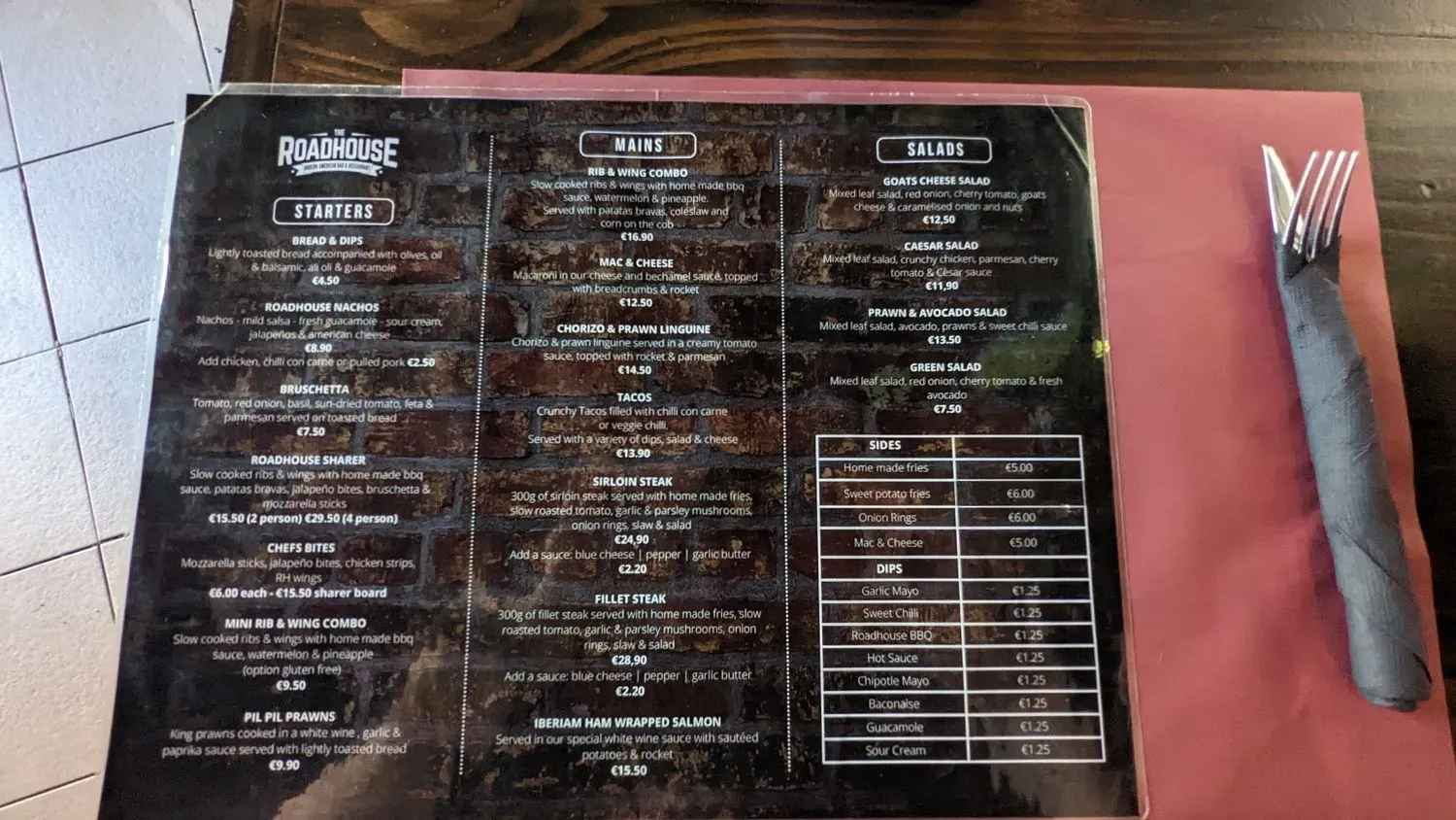 Menu 2