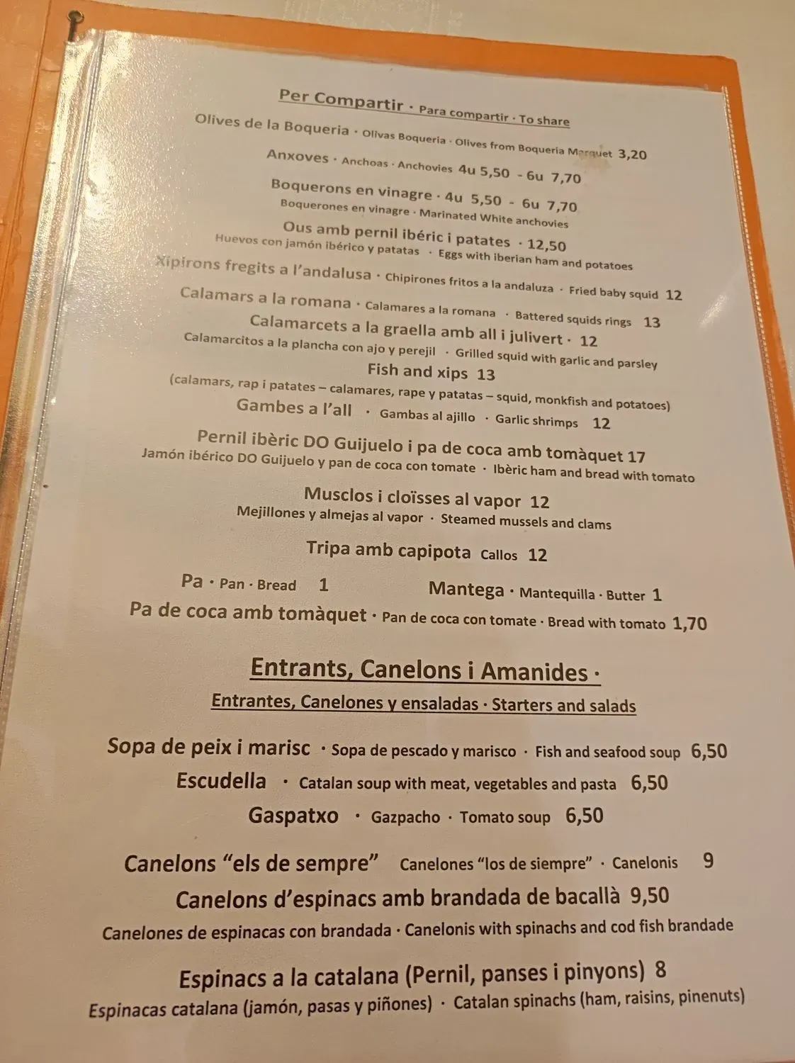 Menu 3