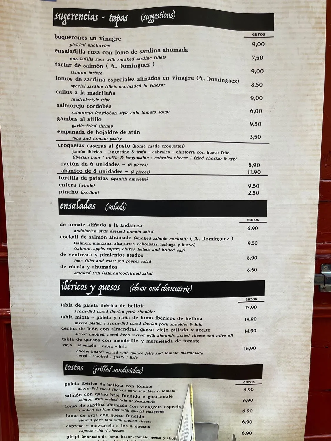 Menu 2