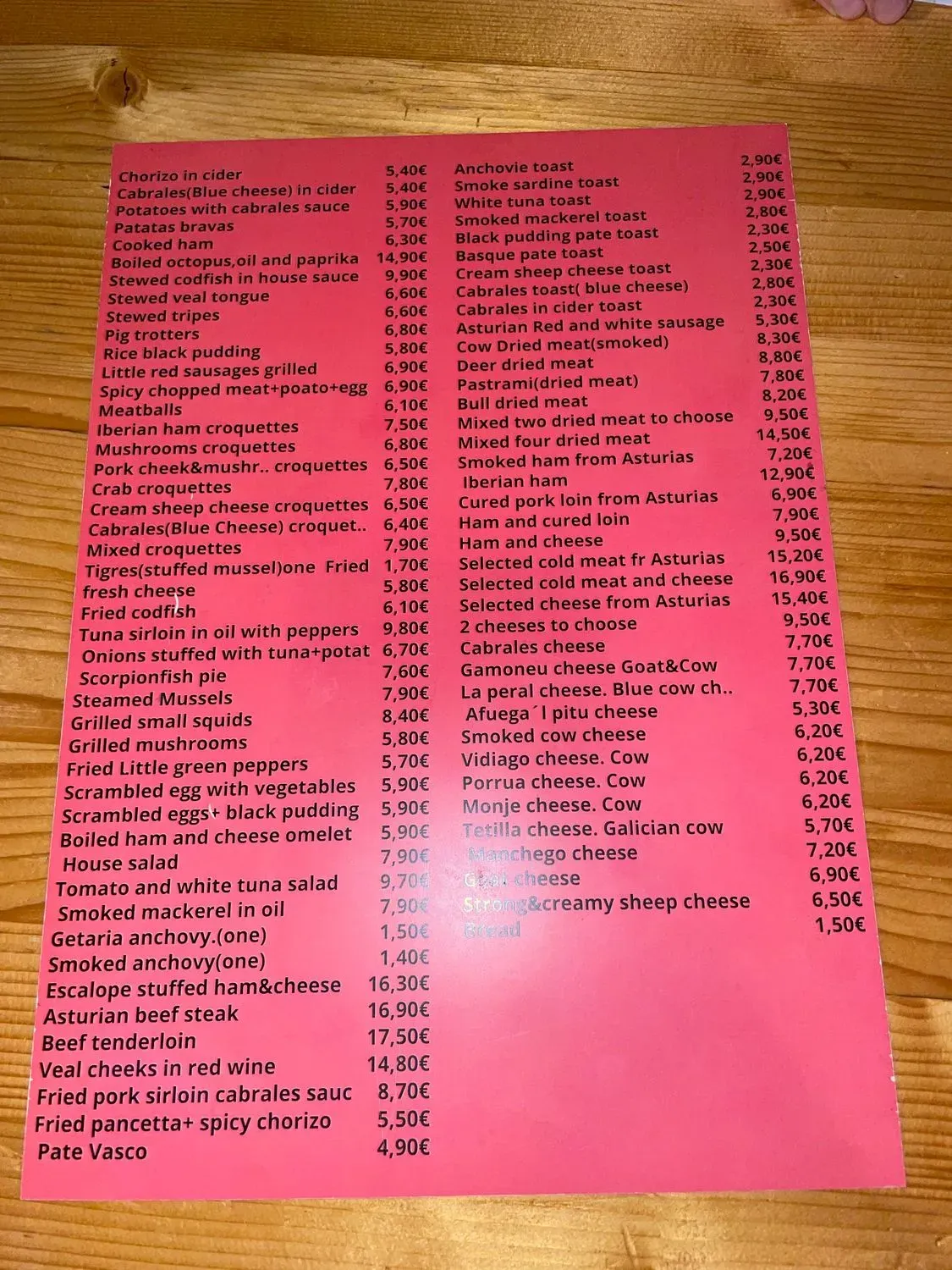 Menu 3