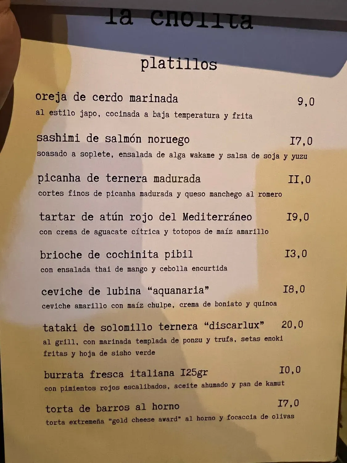 Menu 2