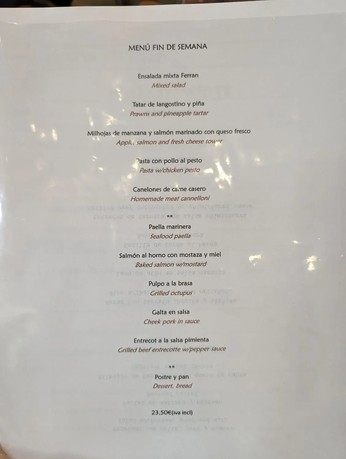 Menu 2