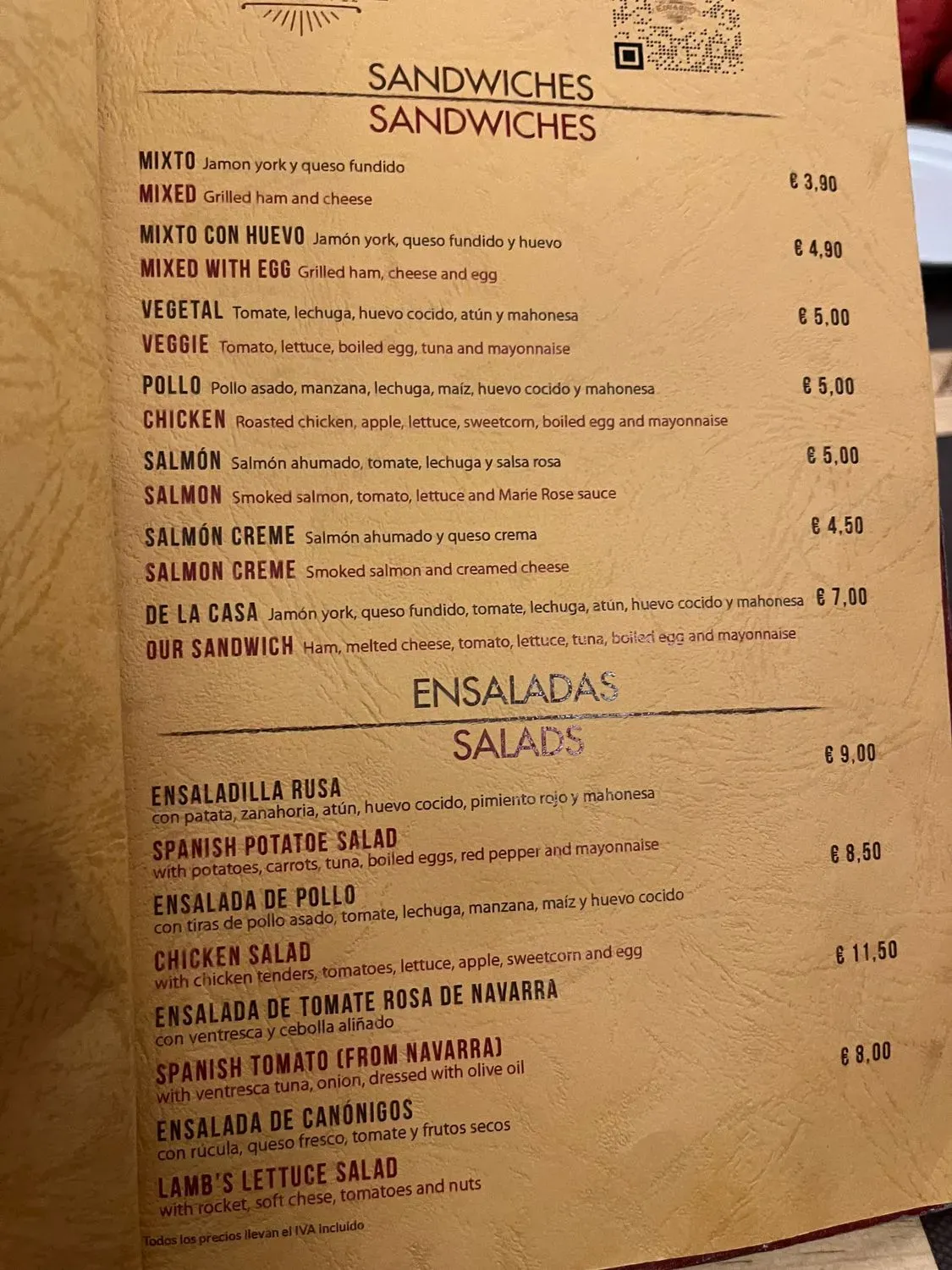 Menu 3