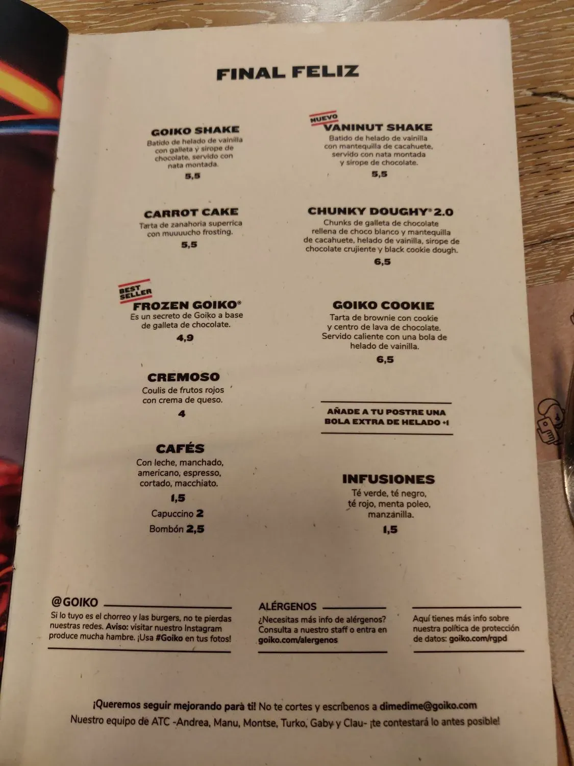 Menu 2