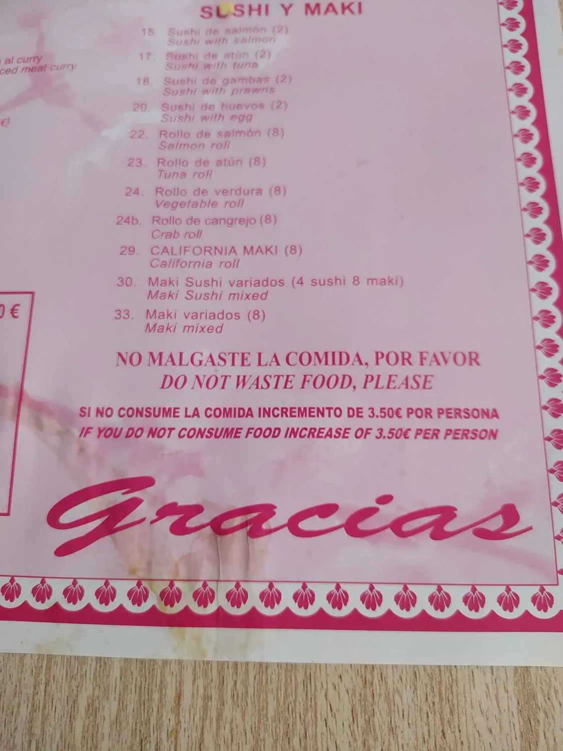 Menu 3