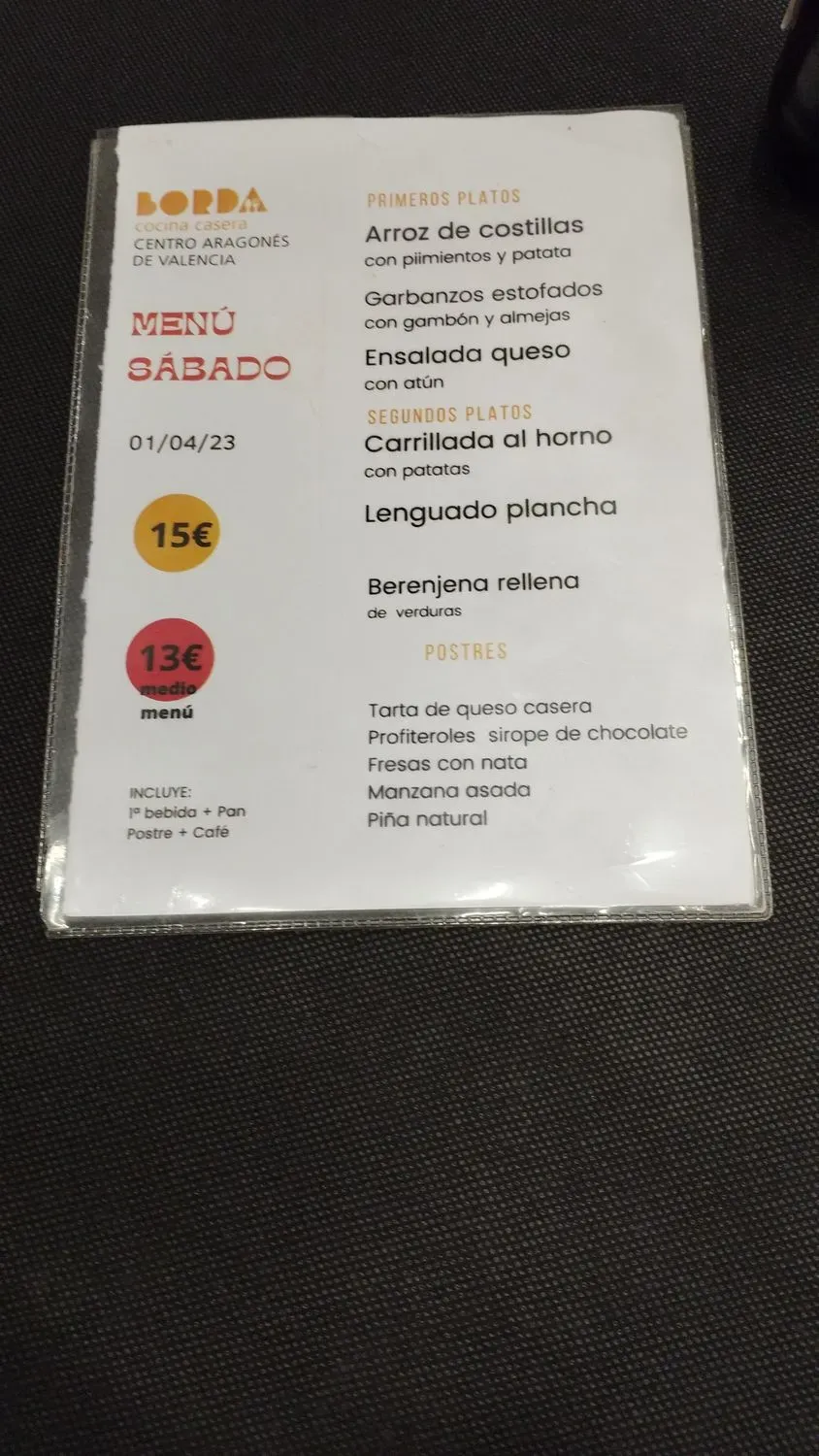 Menu 2