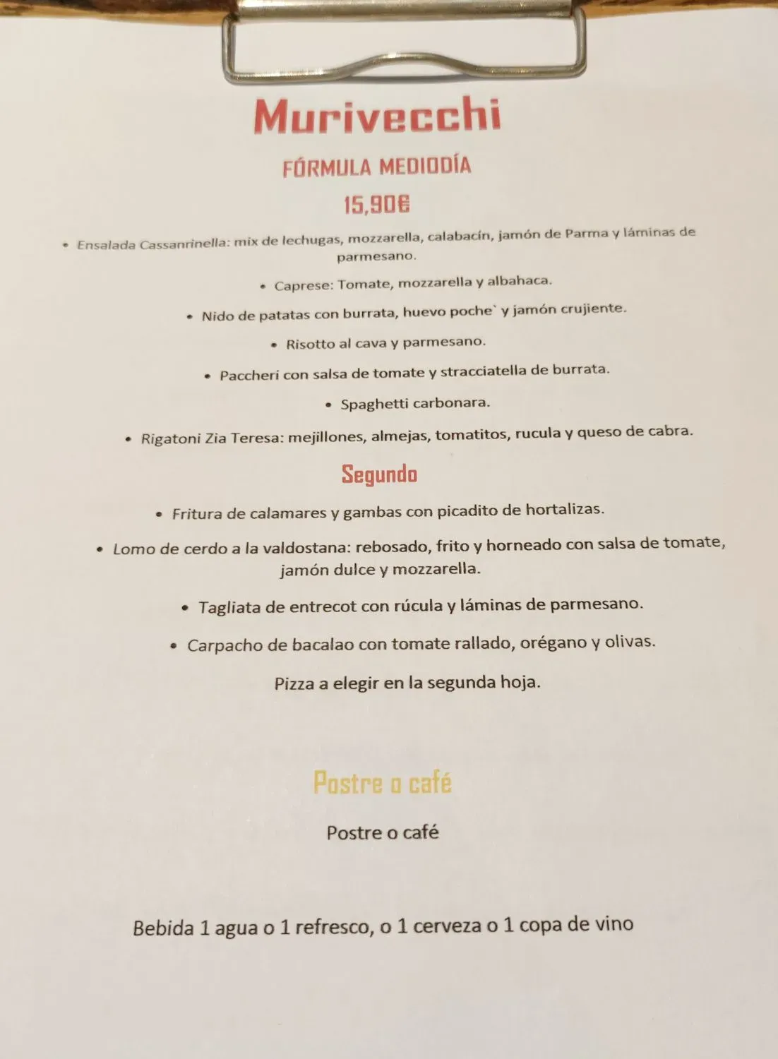 Menu 2