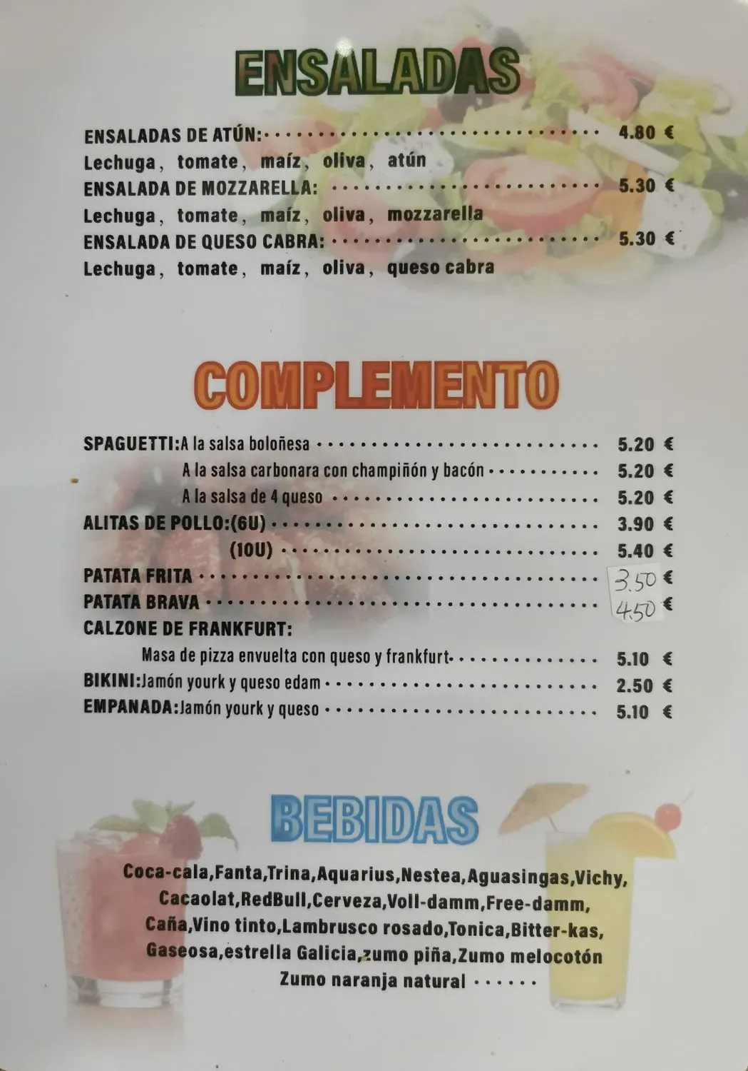 Menu 2