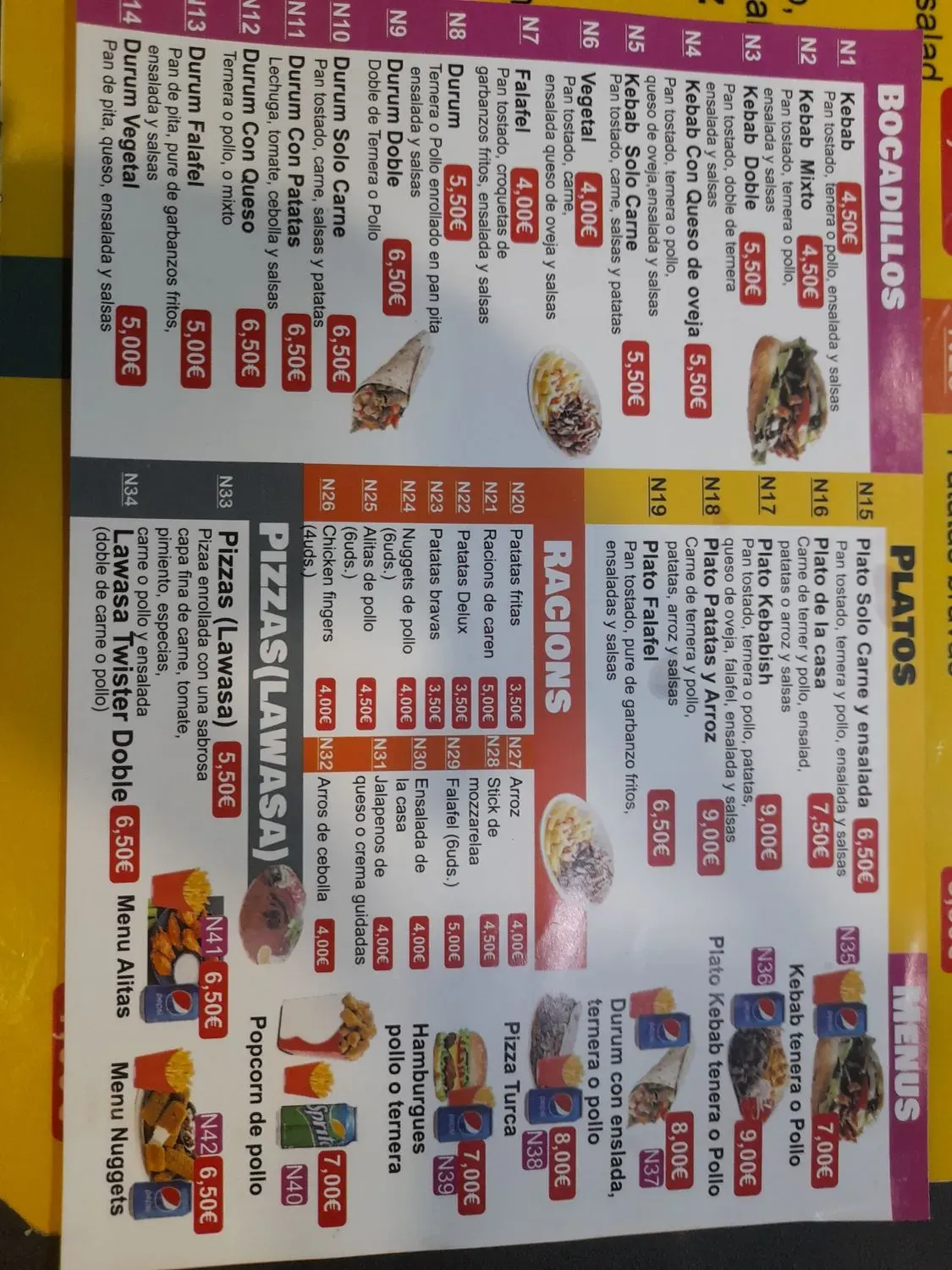 Menu 3