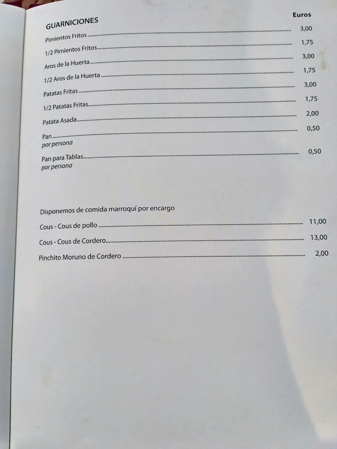 Menu 3