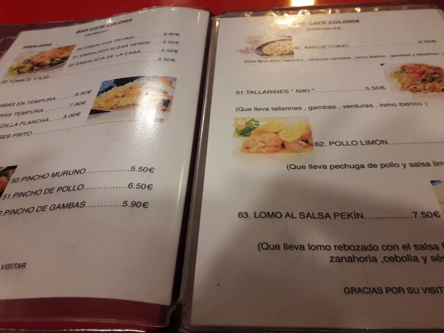 Menu 2