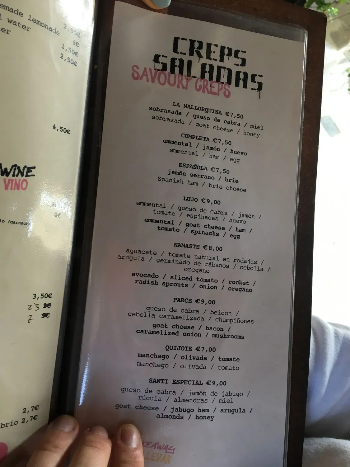 Menu 2