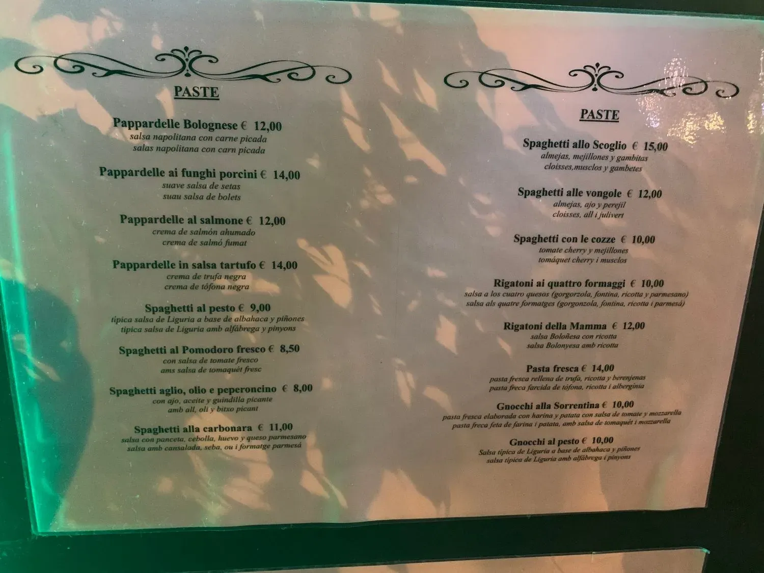 Menu 2