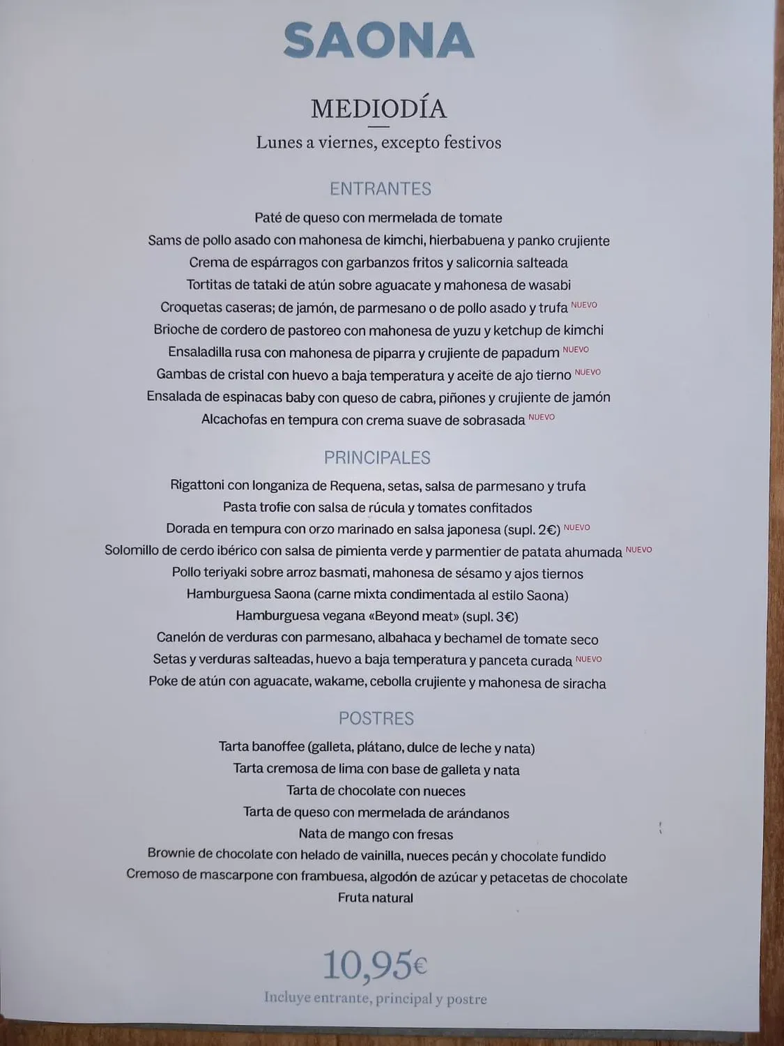 Menu 2