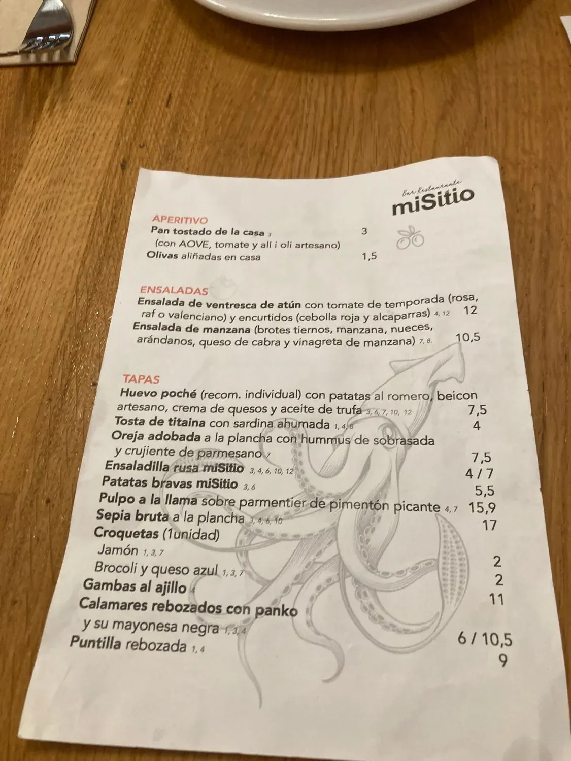 Menu 2