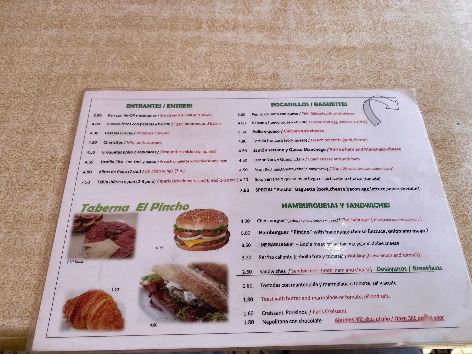 Menu 2