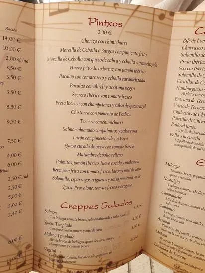 Menu 5