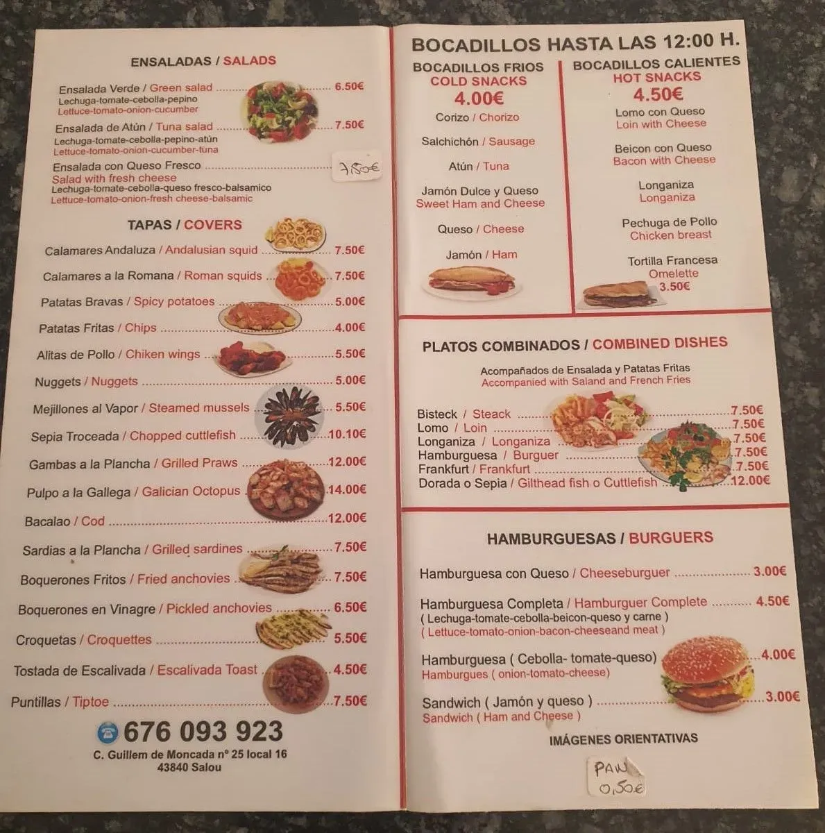 Menu 2